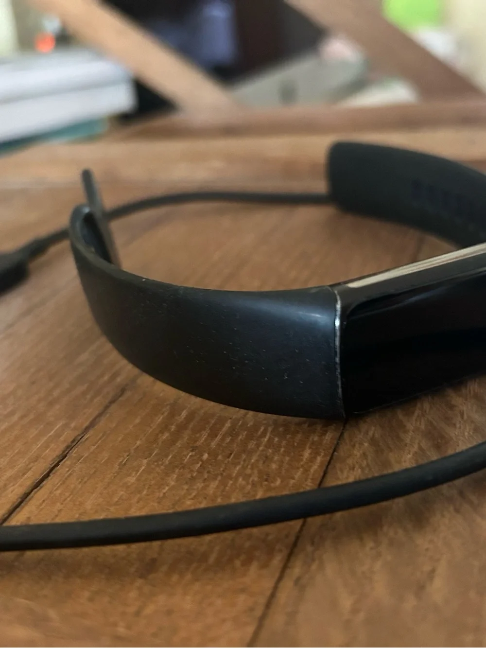 fitbit Black Fitness Tracker Band with Glossy Display